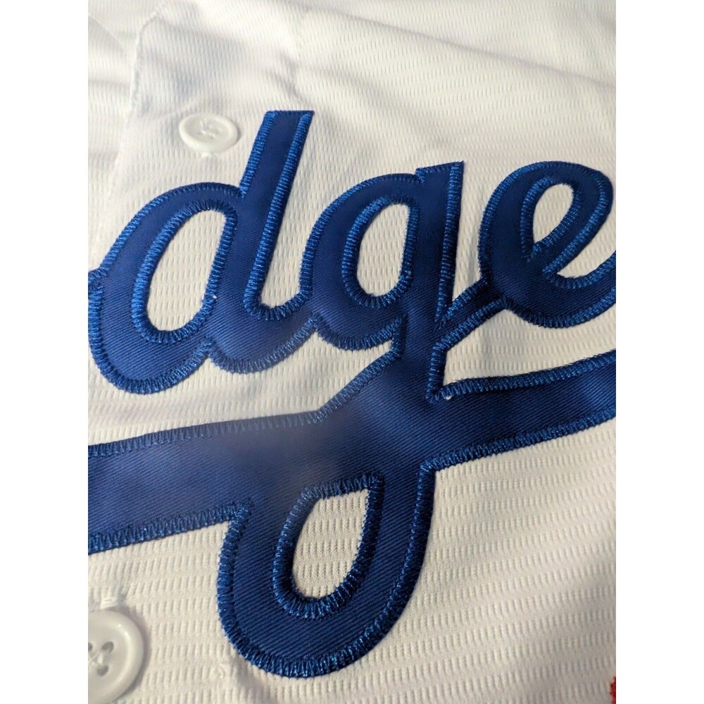 Shohei Ohtani 17 Los Angeles Dodgers White 2024 World Series  Kanji Jersey XL - Picture 6 of 6